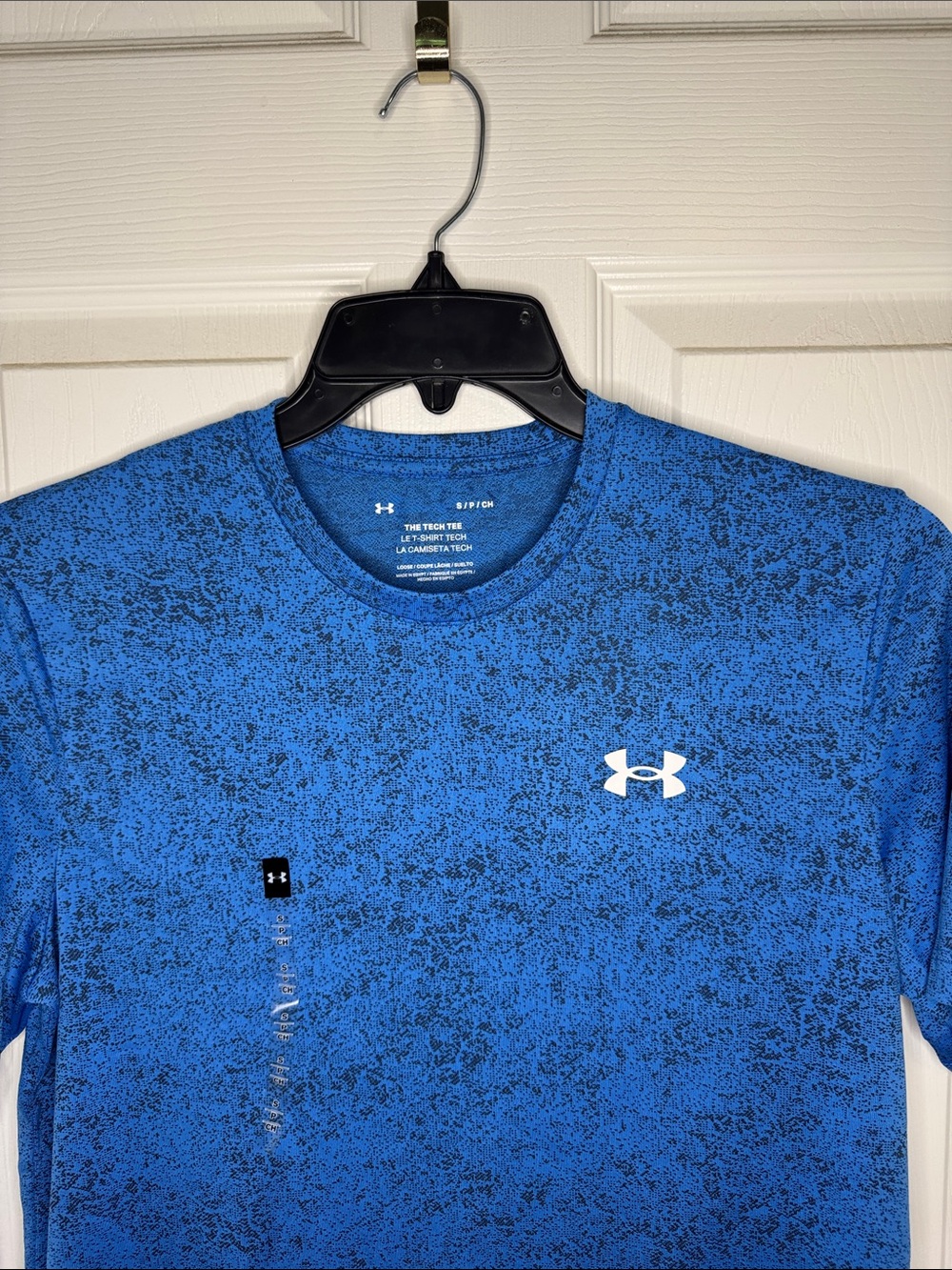 NWT Men’s Under Armour Blue Short-Sleeve Pixalate Graphic Performance Tee - Picture 3 of 8